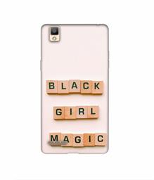 Amazon Brand - Solimo Designer Black Girl Magic 3D Printed Hard Back Case Mobile Cover for Oppo F1