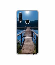 Amazon Brand - Solimo Designer Wooden Beach UV Printed Soft Back Case Mobile Cover for Lenovo K10 Note