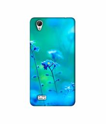 Amazon Brand - Solimo Designer Blue Flower 3D Printed Hard Back Case Mobile Cover for Vivo Y31