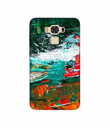 Amazon Brand - Solimo Designer Multicolor Glass Color 3D Printed Hard Back Case Mobile Cover for Asus Zenfone 3 Max ZC553KL