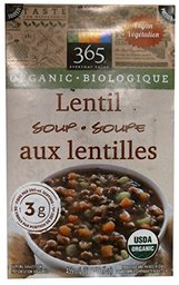 365 EVERYDAY VALUE Organic Lentil Soup, 17 OZ