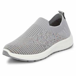 Flavia Women's Grey Running Shoes-5 UK (37 EU) (6 US) (FKT/SP022/GRY)