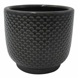 Amazon Brand – Stone & Beam Textured Stoneware Planter, 6.25