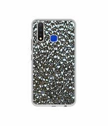 Amazon Brand - Solimo Designer Foil Paper Texture UV Printed Soft Back Case Mobile Cover for Vivo U20