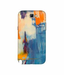 Amazon Brand - Solimo Designer Multicolor Brush Texture 3D Printed Hard Back Case Mobile Cover for Samsung Galaxy Note 2 N7100