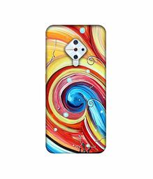 Amazon Brand - Solimo Designer Abstarct Color Mixing 3D Printed Hard Back Case Mobile Cover for Vivo S1 Pro