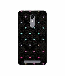 Amazon Brand - Solimo Designer Heart Texture UV Printed Soft Back Case Mobile Cover for Micromax Canvas Evok Power Q4260