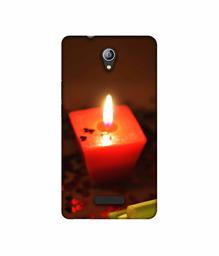 Amazon Brand - Solimo Designer Candle Light 3D Printed Hard Back Case Mobile Cover for Micromax Canvas Pace 4G Q416