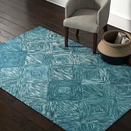 Amazon Brand – Rivet Motion Modern Patterned Wool Area Rug, 5' x 7' 6