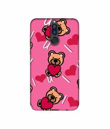 Amazon Brand - Solimo Designer Heart Holding Bear 3D Printed Hard Back Case Mobile Cover for Huawei Honor 9i