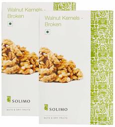 Amazon Brand - Solimo Premium Walnut Kernels - Broken, 500g (Pack of 2)