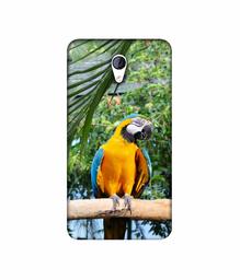 Amazon Brand - Solimo Designer Macaw Bird 3D Printed Hard Back Case Mobile Cover for Micromax Canvas Unite 2 A106