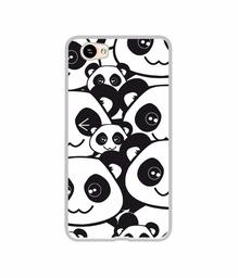 Amazon Brand - Solimo Designer Panda Texture UV Printed Soft Back Case Mobile Cover for Itel A21