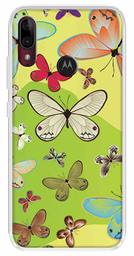 Amazon Brand - Solimo Designer Multicolor Butterfly Art Design Printed Soft Back Case Mobile Cover for Motorola Moto E6s / Motorola Moto E6 Plus