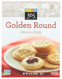 365 Everyday Value, Golden Round Crackers, 12 oz