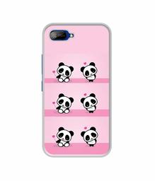 Amazon Brand - Solimo Designer Panda Pattern UV Printed Soft Back Case Mobile Cover for Itel A25