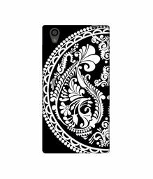 Amazon Brand - Solimo Designer Half Circle Rangoli 3D Printed Hard Back Case Mobile Cover for Sony Xperia L1