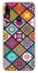 Amazon Brand - Solimo Designer Multicolor Artistic Pattern Printed Soft Back Case Mobile Cover for Motorola Moto E6s / Motorola Moto E6 Plus