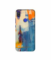 Amazon Brand - Solimo Designer Multicolor Brush Texture 3D Printed Hard Back Case Mobile Cover for Xiaomi Redmi Note 7 Pro