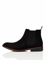 Marca Amazon - find. Botas Chelsea para homem ,Preto preto ,43 EU