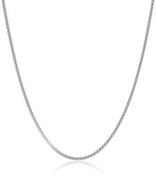 Sterling Silver Popcorn-chain Necklace