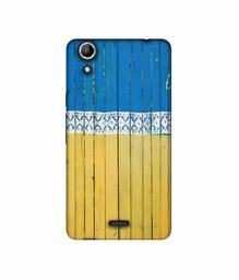 Amazon Brand - Solimo Designer Wooden Pattern 3D Printed Hard Back Case Mobile Cover for Micromax Canvas Selfie 2 Q340