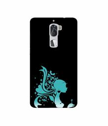 Amazon Brand - Solimo Designer Lady Vector N 3D Printed Hard Back Case Mobile Cover for Coolpad Cool1 Dual