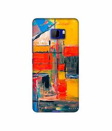 Amazon Brand - Solimo Designer Multicolor Squre Blocks 3D Printed Hard Back Case Mobile Cover for HTC U Ultra