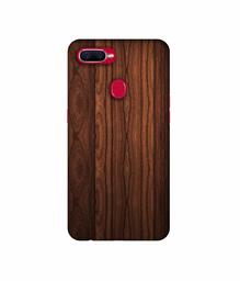 Amazon Brand - Solimo Designer Wooden Texture 3D Printed Hard Back Case Mobile Cover for Oppo F9 Pro/Oppo F9