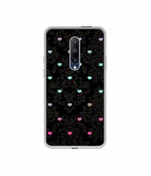 Amazon Brand - Solimo Designer Heart Texture UV Printed Soft Back Case Mobile Cover for OnePlus 7 Pro