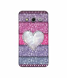 Amazon Brand - Solimo Designer Stone Heart 3D Printed Hard Back Case Mobile Cover for Samsung Galaxy Core 2 G355H