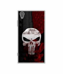 Amazon Brand - Solimo Designer Punisher Skull UV Printed Soft Back Case Mobile Cover for Sony Xperia XA1 Plus