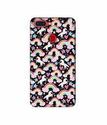 Amazon Brand - Solimo Designer Unicorn Texture 3D Printed Hard Back Case Mobile Cover for Realme 2