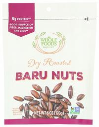 WHOLE FOODS MARKET Dry Roasted Baru Nuts, 6 OZ