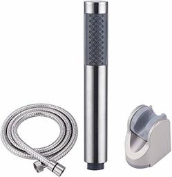 UMI. LP150-BS Handheld Shower Head with Extra Long Hose and Holder Brushed Stainless Steel