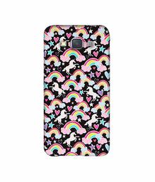 Amazon Brand - Solimo Designer Unicorn Texture 3D Printed Hard Back Case Mobile Cover for Samsung Galaxy A3