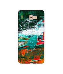 Amazon Brand - Solimo Designer Multicolor Glass Color 3D Printed Hard Back Case Mobile Cover for Samsung Galaxy C9 Pro