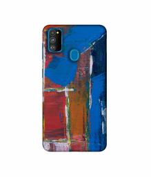 Amazon Brand - Solimo Designer Color Blog On Canvas 3D Printed Hard Back Case Mobile Cover for Samsung Galaxy M21 / M30s