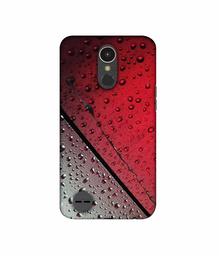 Amazon Brand - Solimo Designer Water Drop On Glass 3D Printed Hard Back Case Mobile Cover for LG K10 (2017)