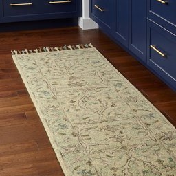 Amazon Brand – Stone & Beam Serene Tassled Wool Runner Rug, 2' 6