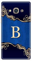 Amazon Brand - Solimo Designer Blue Pattern Alphabet-B 3D Printed Hard Back Case Mobile Cover for Samsung Galaxy J3 Pro