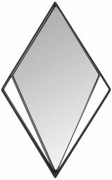 Amazon Brand - Rivet Modern Rhombus Cutout Hanging Mirror, 26.75