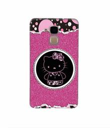 Amazon Brand - Solimo Designer Kitty with Glitter 3D Printed Hard Back Case Mobile Cover for Huawei Honor 5c