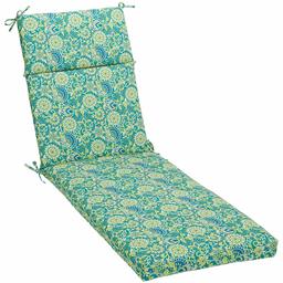 Amazon Basics Outdoor Lounger Patio Cushion - Blue Flower