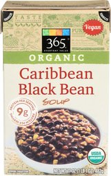 365 Everyday Value, Organic Caribbean Black Bean Soup, 17 Ounce