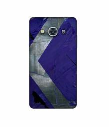 Amazon Brand - Solimo Designer Purple and Gray Texture 3D Printed Hard Back Case Mobile Cover for Samsung Galaxy J3 Pro