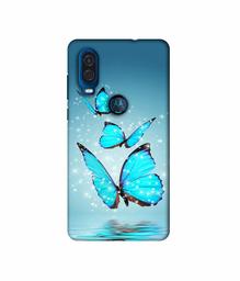 Amazon Brand - Solimo Designer Flying Butterflies 3D Printed Hard Back Case Mobile Cover for Motorola One Vision