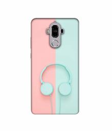 Amazon Brand - Solimo Designer Head Phone 3D Printed Hard Back Case Mobile Cover for Huawei Mate 9