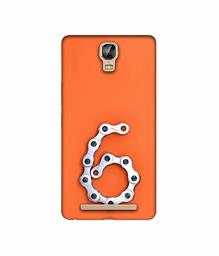 Amazon Brand - Solimo Designer Number Six 3D Printed Hard Back Case Mobile Cover for Gionee Marathon M5 Plus