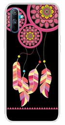 Amazon Brand - Solimo Designer Multicolor Dream Catcher Black Printed Soft Back Case Mobile Cover for Realme C3